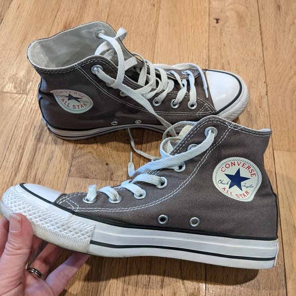 Converse Shoes - Grey Converse high tops